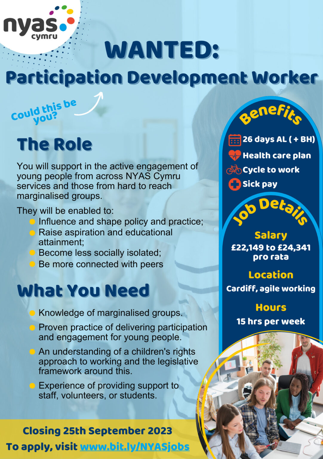 Development Worker Participation Development Worker – NYAS – CWVYS